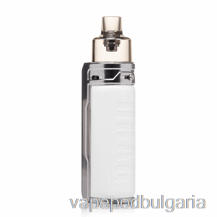 Vape 10000 Дръпки Voopoo Drag S 60w Pod Mod Kit Silver White